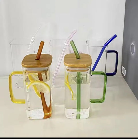 Glass Mugs for Coffee or Juice