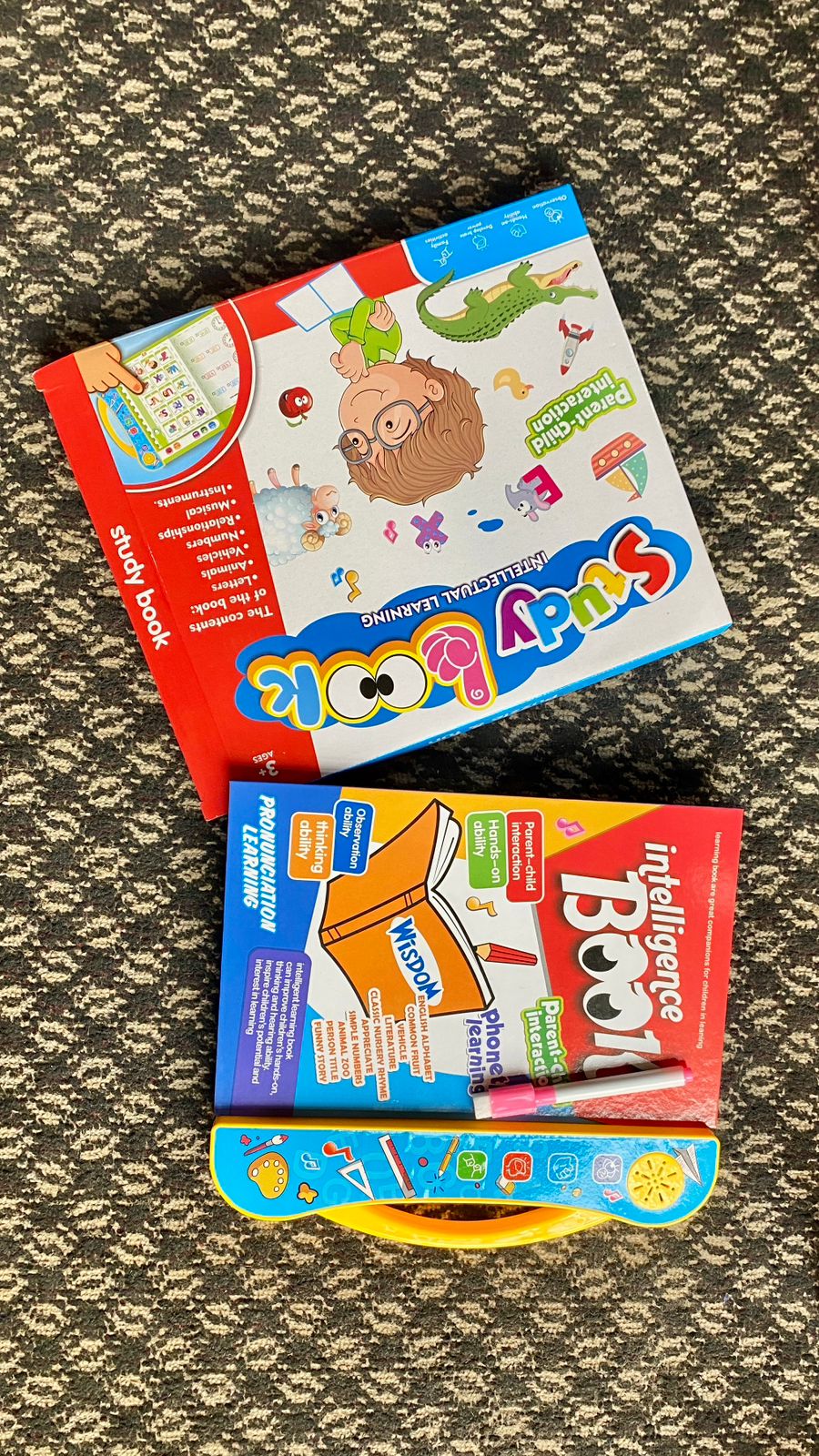 Kids Intelligence Book English Letters & Words Learning Sound Book