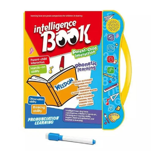 Kids Intelligence Book English Letters & Words Learning Sound Book
