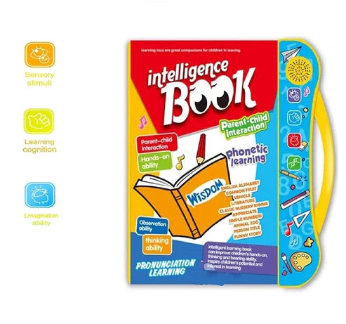 Kids Intelligence Book English Letters & Words Learning Sound Book