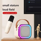 Portable Bluetooth Speaker with Wireless Mic | RGB LED Lights