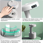 Creative Zip-top Can Air Humidifier USB Mist Maker Fogger with Colorful LED Light for Home Car Portable