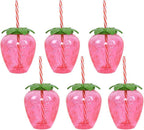 Large strawberry Straw Water Bottle