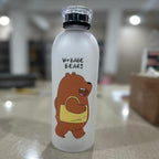 We Bear Panda Water Bottle 1000ml With Two Caps And Straw
