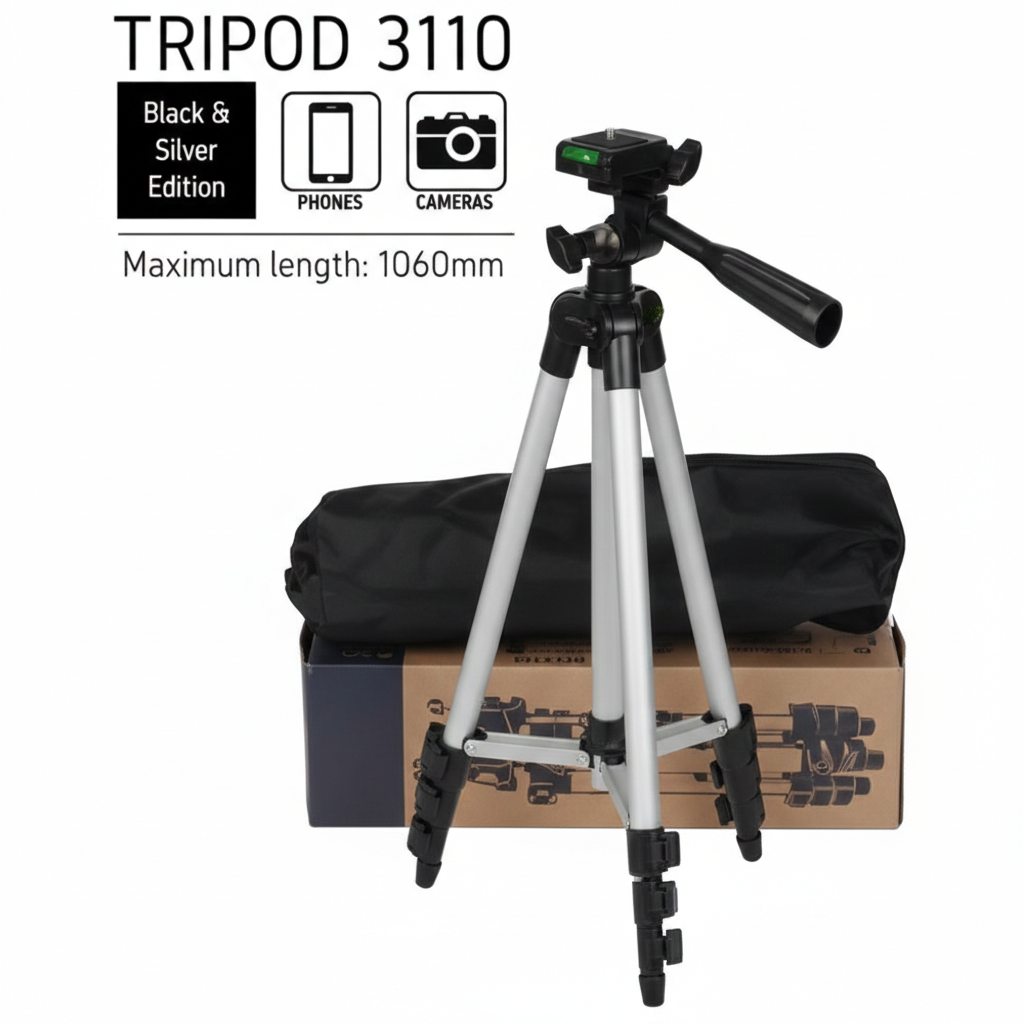 Tripod 3110 Portable Adjustable Aluminium