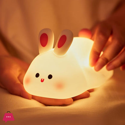 Silicon Rabbit Lamp - Cute Lamps - Rechargeable