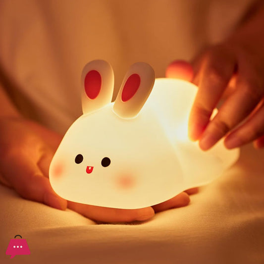 Silicon Rabbit Lamp - Cute Lamps - Rechargeable
