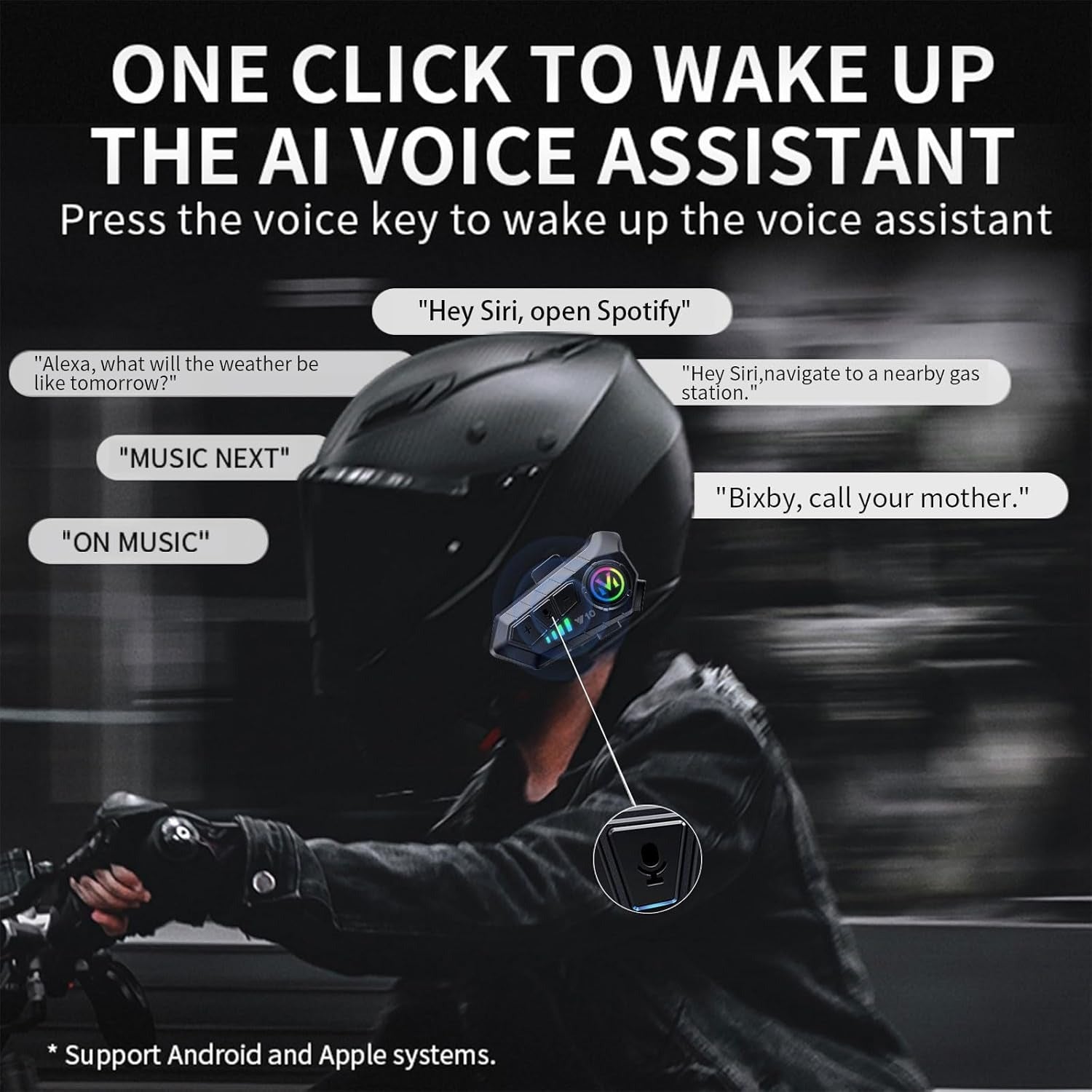 Motorcycle Helmet Bluetooth Headset Bluetooth