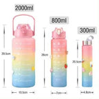 3 Pack Water Bottles