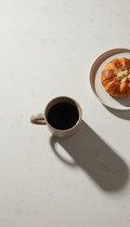 Hand-Poured Filter Coffee in Taupe Mug