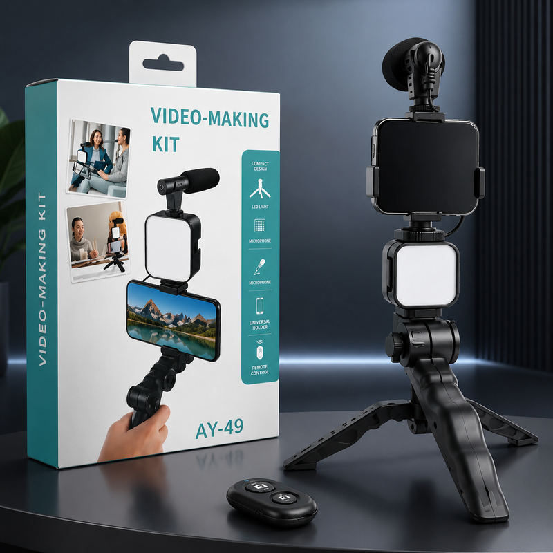AY-49 Vlogging Kit | Portable Video Recording Setup