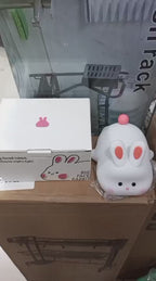 Cute Rabbit Silicone Lamp Soft Touch Night Light