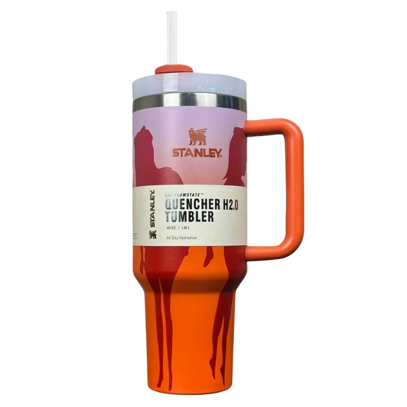 Orange Barbie Stanlay Tumbler | H2.0 Tumbler 1.18L Limited Edition