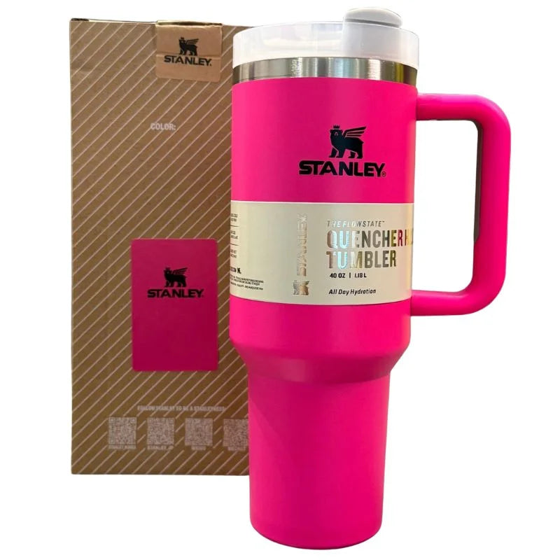 Pink Stanley 40 Oz Stainless Steel Tumbler