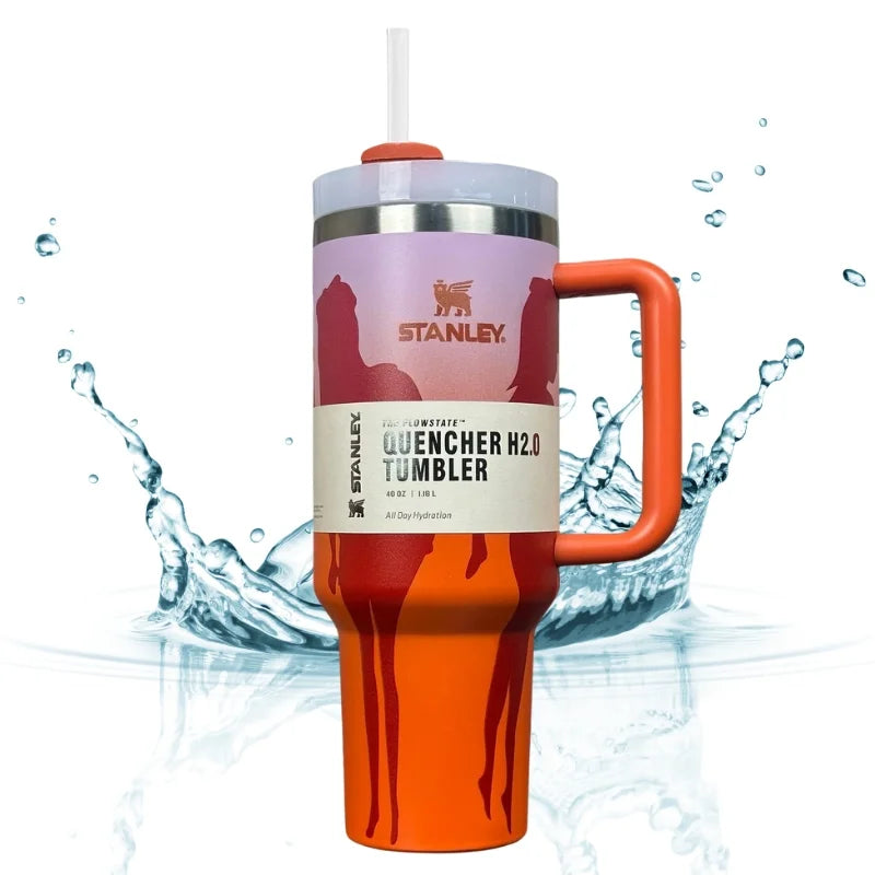 Orange Barbie Stanlay Tumbler | H2.0 Tumbler 1.18L Limited Edition