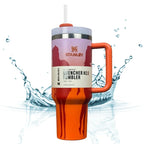 Orange Barbie Stanlay Tumbler | H2.0 Tumbler 1.18L Limited Edition