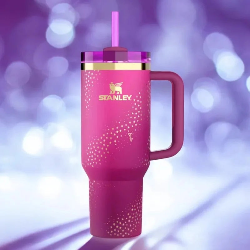 Star Pink Stylish Stanley Barbie Tumbler | H2.0 Tumbler 1.18L