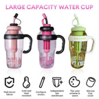 Ice Cream Water Bottle with Straw & Tea Infuser | 1400ml